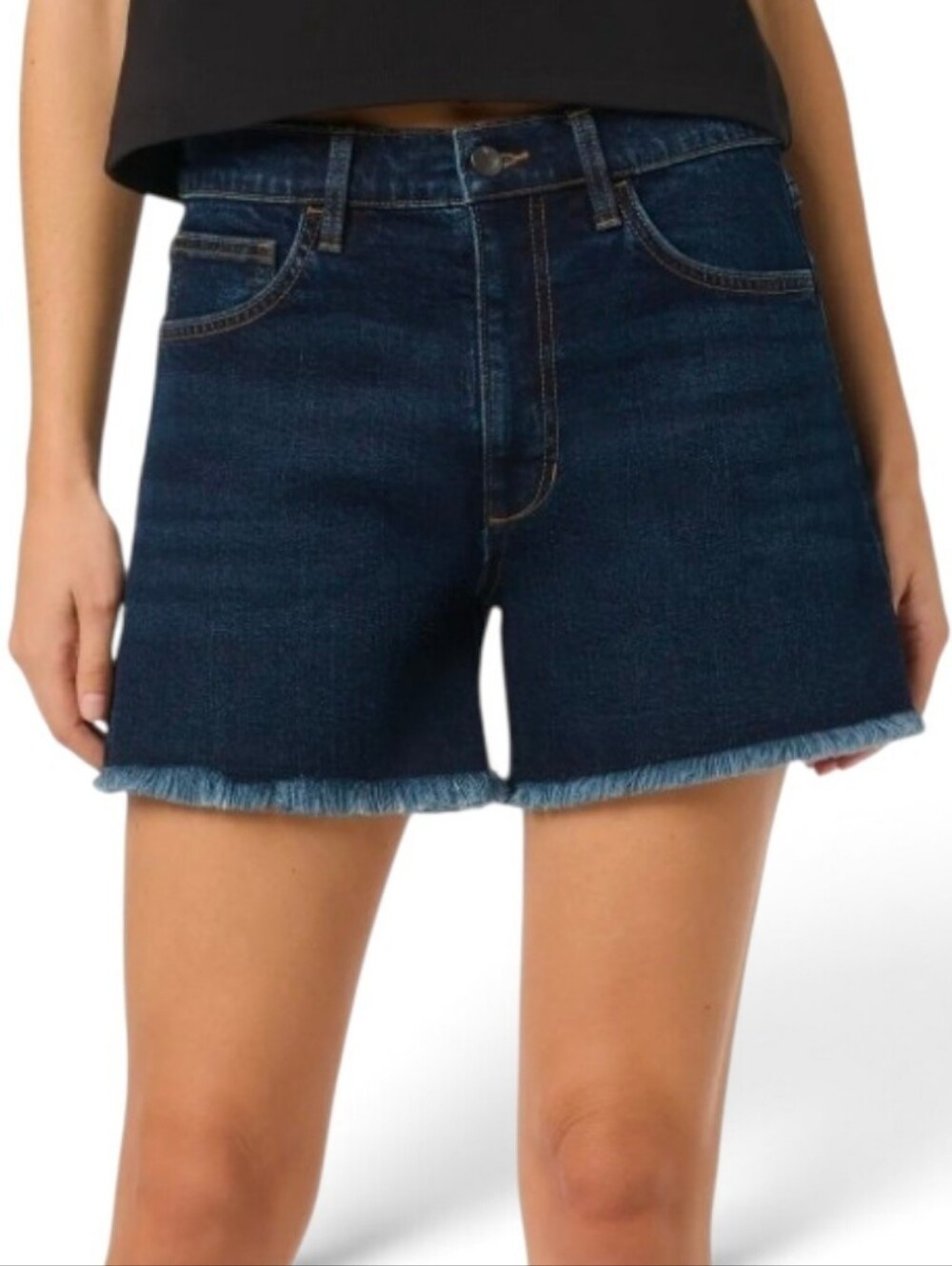 JOE'S JEANS Frayed High Waisted Relaxed Jean Shorts - Size 29